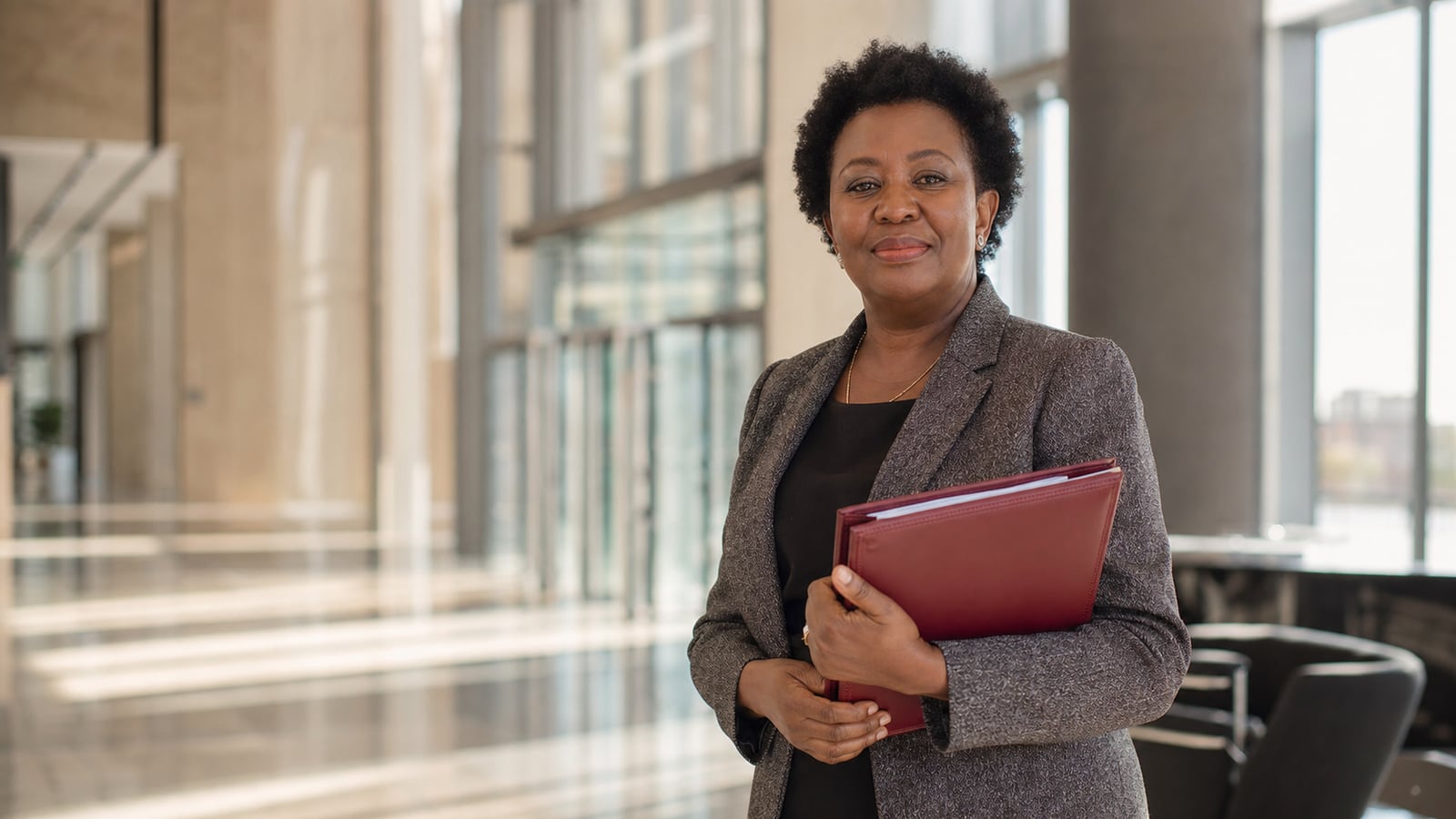 African public-sector professional inside a contemporary civic institution
